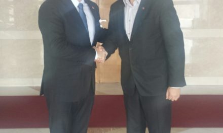 Председателя на Националния съвет на среща с министър Ружич