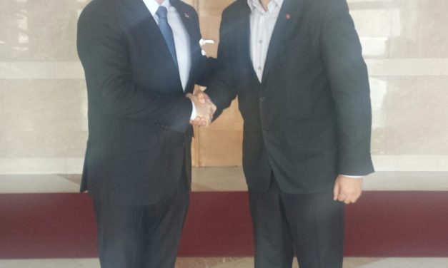 Председателя на Националния съвет на среща с министър Ружич