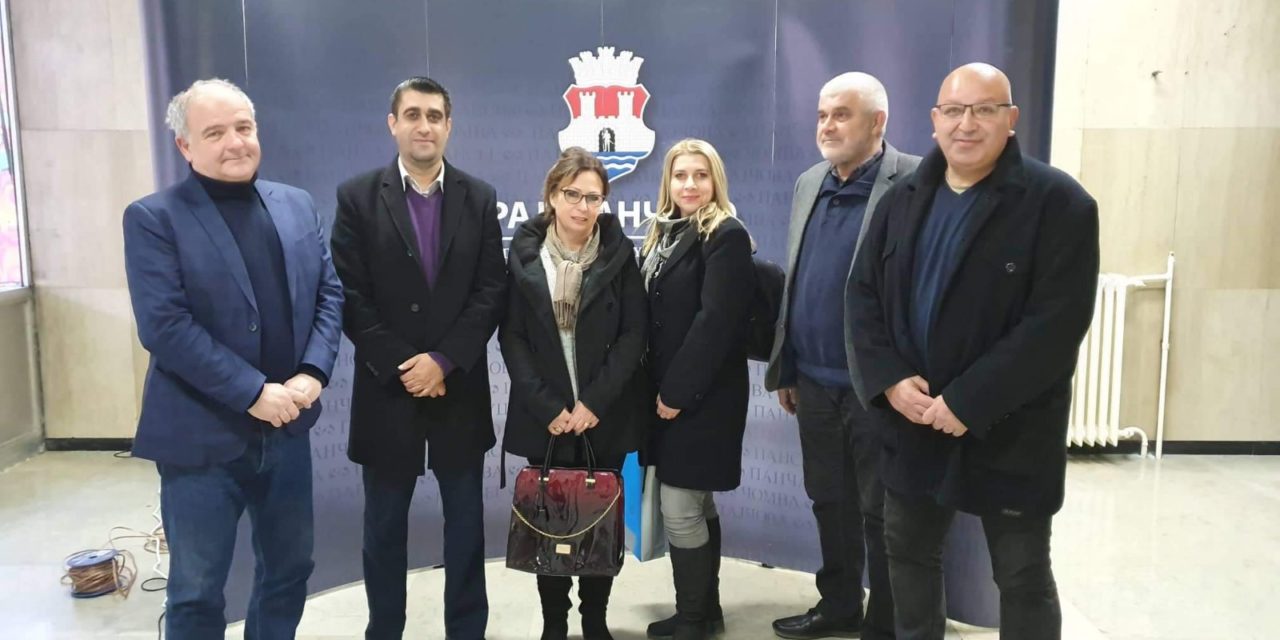 СРЕЩА С ПРЕДСТАВИТЕЛИТЕ НА ГРАД ПАНЧЕВО